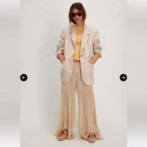 New Free People Cream Blazer